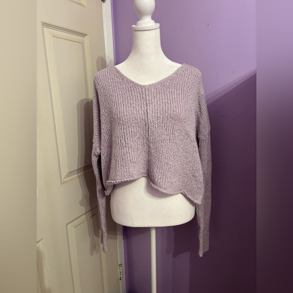 PacSun Lilac Knit Sweater